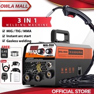 MIG/MMA-950 MIG Welding Machine Gasless MIG/MMA/TIG 3IN1 Inverter IGBT Welder Portable（ Free Welding