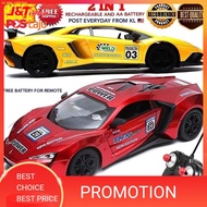 Remote Control Car 2 in 1 High Speed RECHARGEABLE Battery &  Regular AAAA