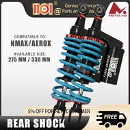 1101 NMAX / AEROX SHOCK ABSORBER ADJUSTABLE MOTORCYCLE REAR SHOCK Absorber 270MM UP TO 330MM