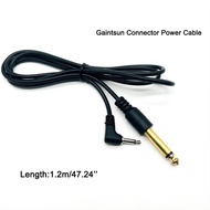 1.2m G-8650 9410 Gaintsun Machine Tattoo Clip Cord Line 6.5mm 3.5mm Power Cable DC Connector Tattoo 