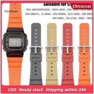 ChicAcces Wristwatch Strap Waterproof Breathable Soft Smart Watch Band Replacement for Casio DW-6900/GW-M5610/DW-5600E