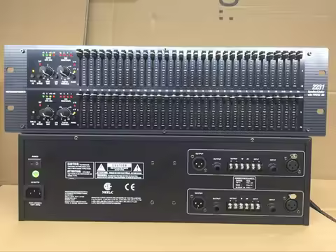 stage performance church sound system dj equipment Dual 31 Band Graphic Equalizer 2231 speaker manag