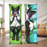 Furry Orcus Dakimakura Anime Warwick  Double Sided Print Hug Full Body Decorative Pillow Cover Case