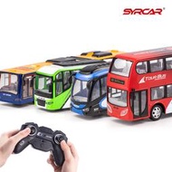 大號電動遙控車公交巴士無線帶燈光仿真汽車兒童男孩玩具跨境批發