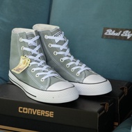Converse All Star (Classic) ox - Gray Hi รุ่นฮิต สีเทาอ่อน หุ้มข้อ รองเท้าผ้าใบ คอนเวิร์ส ได้ทั้งชายหญิง