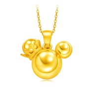 CHOW TAI FOOK Disney Classics 999 Pure Gold Pendants Collection - Mickey with Crown R12447