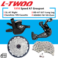 lTWOO A7 1X10 Speed Elite Shifter 10 Speed MTB Groupset A7 Right Shifter Rear Derailleur Long and Ul