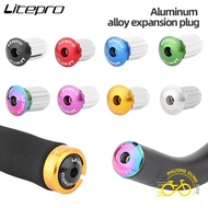 LITEPRO Bicycle Aluminum Handlebar Cover - 2 Pieces