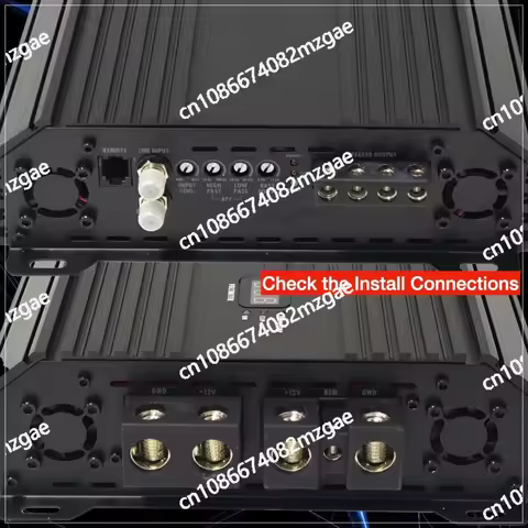 Peak 36000W SPL Strong Bass 1 Ohm Monoblock Car Amplifier Class D Brazilian Style Full Range RMS 180