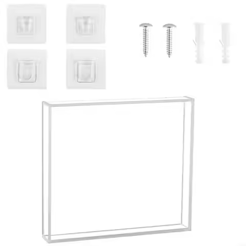 Wall Mounted CDs Storage Box Acrylic Jeweler Case Holder Display Wall Hanger