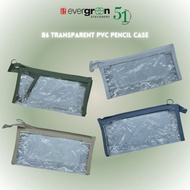 [SG] Jiaduoli B6 Transparent PVC Pencil Case [Evergreen Stationery]