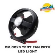 Coleman JP CPX6 Tent Fan With Led Light พัดลมและไฟฉายสำหรับใช้งานในเต๊นท์