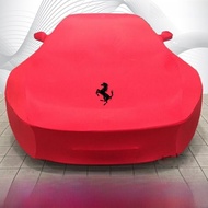 คลุมรถยนต์ยางยืดกันฝนสำหรับ Ferrari 458 488 F430 FF F360 F12 California F8 คลุมรถยนต์กันฝนแบบครอบคลุ