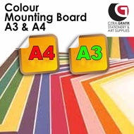 Colour Mounting Board A3 & A4
