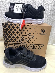 Sepatu Sekolah PRO ATT PC 870 HITAM PUTIH