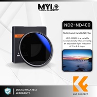 K&F Concept ND2-ND400 Blue Coated Variable ND Filter