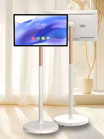 21.5 inch 4G+64G Android 11 Moving Smart Portable Television Video Player Lcd Touch Screen Rotatable