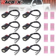 8pcs Ignition Coil Connector Plug Cable Wire For Ford Edge Explorer F-150 F-250 Fusion Mustang Linco