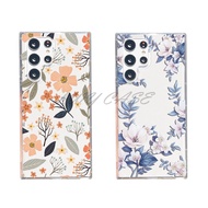 for Huawei P50 Pro P40 Pro P30 Pro P20 Pro Mate 20 Pro Mate 30 Pro Mate 40 Pro Honor X8 8X Honor 20 Pro 20s 30 Pro 30s 50 Pro 60 SE Flowers leaves soft Case