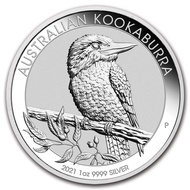 2021 Perth Mint Australia Kookaburra 1 oz .9999 Silver Coin BU 1oz