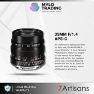 ( MY ) 7artisans 35mm f/1.4 APS-C Lens for Sony E-mount Fujifilm FX-Mount Nikon Z Mount