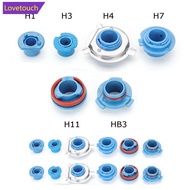 LOVETOUCH 2Pcs LED Headlight Bulb Base Adapter Socket Retainer H1/H3/H4/H7/H11/HB3 I7V5