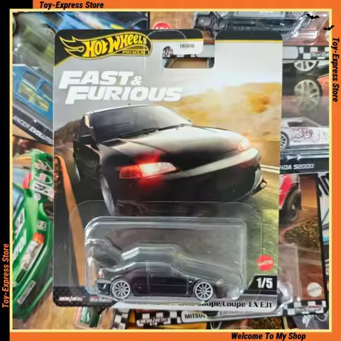 Hot Wheels 2025 Premium Fast & Furious Hotwheels 2025 1/64 Car Model 1993 Honda Civic Coupe Ex Ej1 C