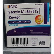 Energo vitamin B1+ B6+ B12 100mg/5mg/50mcg