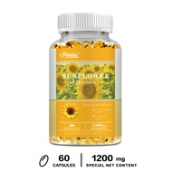 Viên nang Lecithin hoa hướng dương 1200 viên 100% có nguồn gốc tự nhiên Hỗ trợ hệ thần kinh Hỗ trợ s