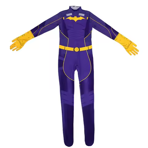 Gotham Knights Batgirl Barbara Jumpsuit Cosplay Costume 3D Bodysuits Halloween Masquerade Carnival P
