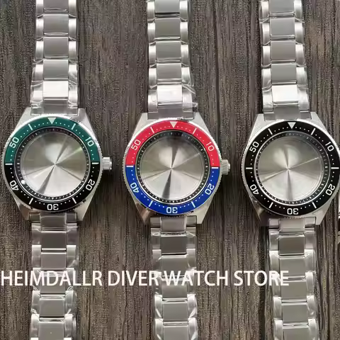 Watch Modify Parts Solid 42.6mm Stainless Steel SBDC053 Watch Case Luminous Bezel Sapphire Glass Fit