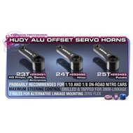 Hudy Alu Servo Horn - Offset 1-Hole M3 - 25T-V2/24T/23T