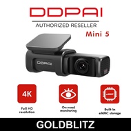 DDPAI Mini 5 Dash Cam UHD 2160P 4K 140° Wide Angle 24 Hours Parking Mode 3840 x 2160P Resolution vid