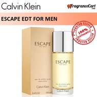 Calvin Klein Escape EDT for Men (100ml) CK CalvinKlein Eau de Toilette [Brand New 100% Authentic Perfume/Fragrance]