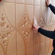 3D wall sticker self-adhesive foam wallpaper waterproof background wall sticker rough wall rental ho
