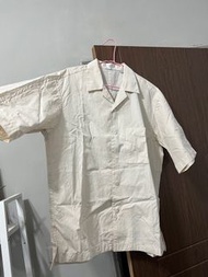 Uniqlo J+ 米白色 短袖襯衫