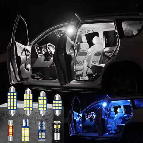 For Volkswagen VW GOLF 4 5 6 7 MK7 POLO 9N 9N3 6R 6C Scirocco R Tiguan MK1 Car LED Interior Light Ac