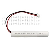 4pcs/lot Ni-Cd 3.6V 2/3AA 0.3Ah Rechargeable Battery Pack For Fire Emergency Light Indicator