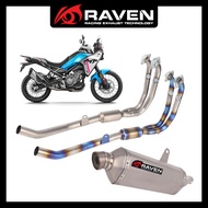 RAVEN CFMOTO 450MT Titanium Full System Exhaust Motorcycle Stainless Steel Exhaust 450MT Muffler