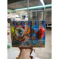 LOT OF 10 FISH BISCUITS WITH TOYS_FISH CAKES TOYS_VIETNAMESE CAKES_SANDALS