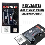 R15 V3 MT15 FRONT CALIPER BRACKET FOR R25 DISC 300MM STANDARD CALIPER KAMUI BRAKE PUMP CALIPER DEPAN