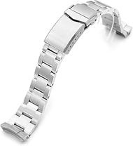 20mm Super-O Watch Band compatible with Seiko Prospex Speedtimer SSC813 SSC815 SSC817 V-Clasp Brushe