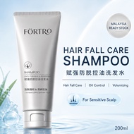 FORTRO Shampoo 海德老师赋强洗发水 Hair Fall Care Oil Control Scalp Cleansing Volumizing 200ml