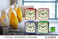 [時間達人]日本東方凱樂時 KAIROS 旅行小鬧鐘 攜帶式鬧鐘 BB音迷你鬧鐘 超強夜光面板 靜音不擾人 KA701