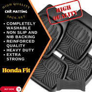 HONDA FIT High Quality Car  FLoor Mat Anti-slip Mat Palanggana Type (DEEP DISH STYLE)