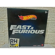 Hot Wheels Box Set Fast and Furious Premium rubber tires impala chevy nova corvette hummer ford must