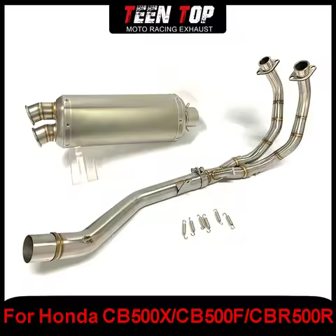 Stainless Steel Exhaust Pipe For Honda CB500X CB500F CBR500R Full Exhaust Systems Motorcycle Escape 