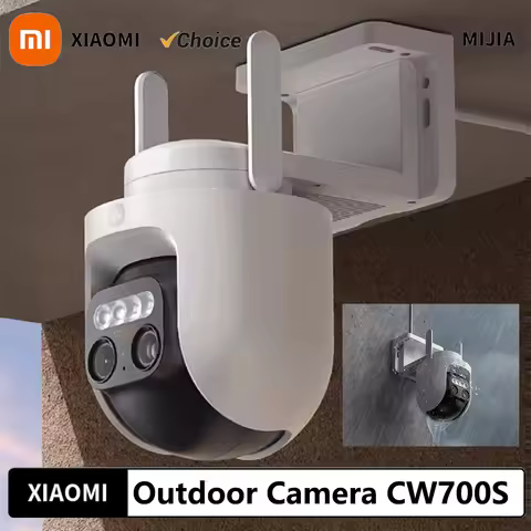 Xiaomi CW700S Outdoor Security Camera 2.5K 9X Zoom IP66 AI Human Vehicle Detection Color Night Visio