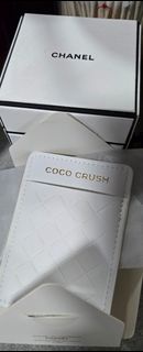 chanel coco crush耳環盒，贈品card holder