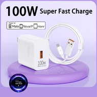 100W Super Fast Charger 11V6A USB Type C Cable for Honor 50 60 SE Magic VS Fold V2 3 4 5 X9 X40 X30i